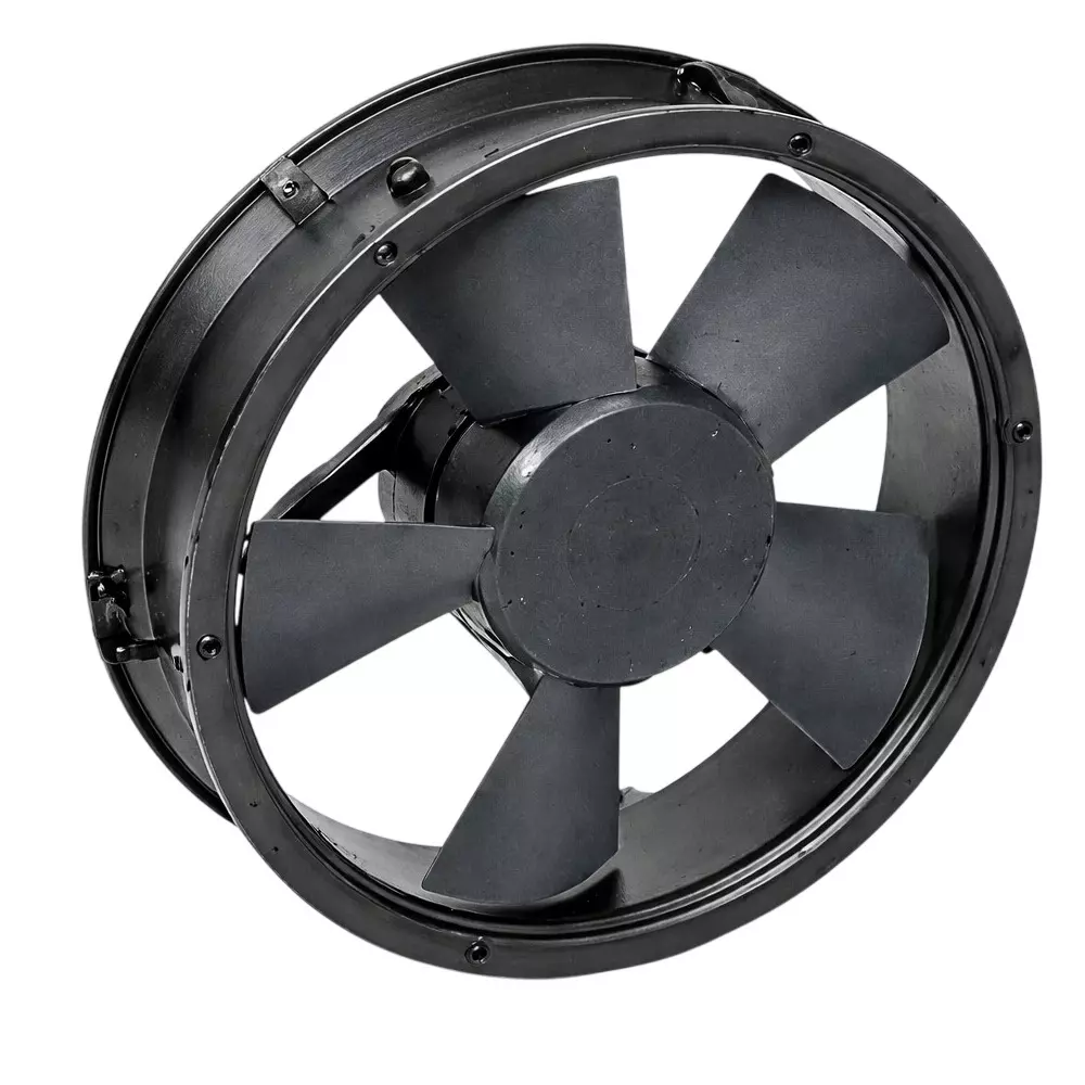 Neotech AC Axial Fan Ball Bearing 8 Inch (20.32 cm) Size 230 V Round Shape Black for Industrial Use, J-22060 R B2