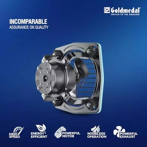 Goldmedal Havoc Ventilation Fan Grey 300 mm, EFS850912DMNGY