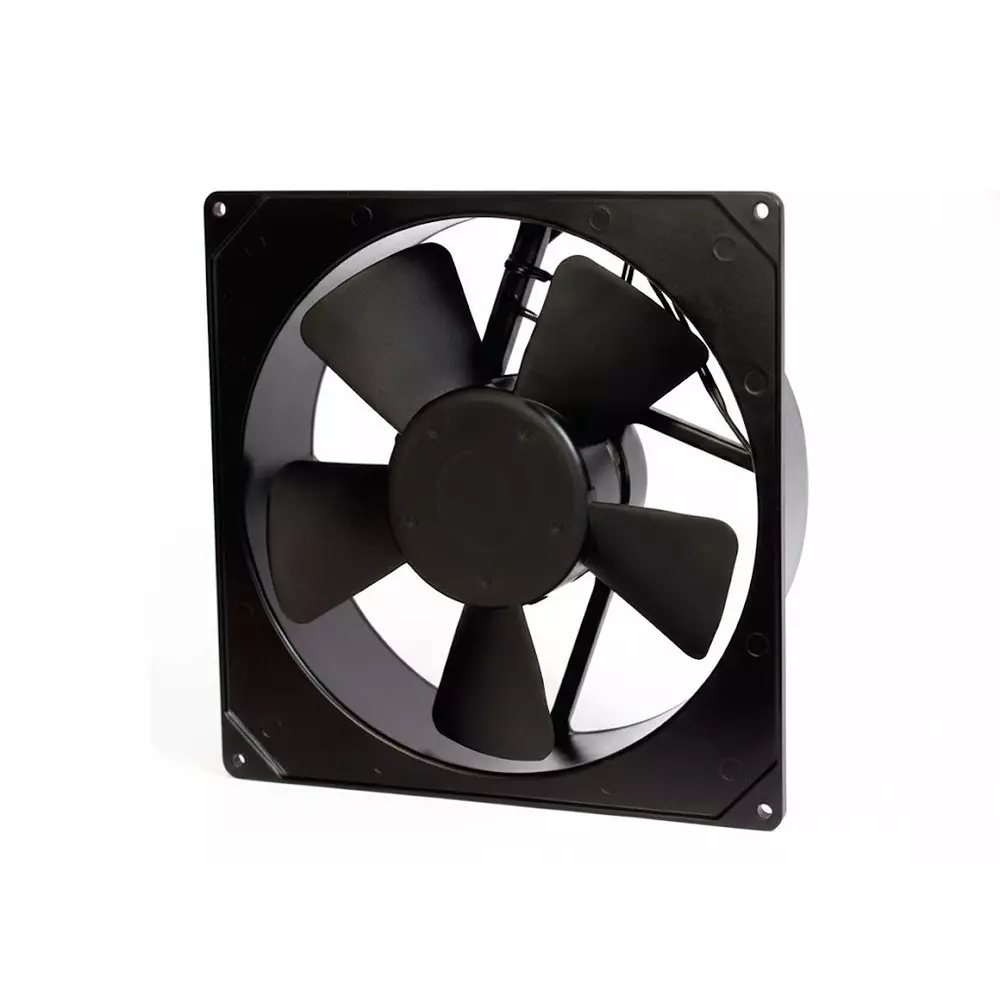 Clasiair AC Axial Fan Ball Bearing 220 V Electric 8 Inch (20.32 cm) Size Black for Industrial Use, CA-220 60 S B2 W (Pack of 10 Pcs)