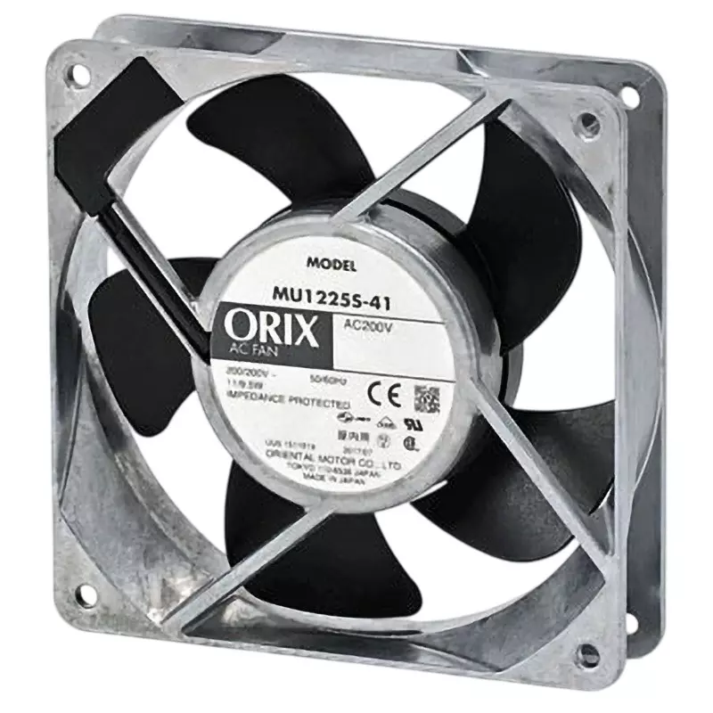 ORIENTAL MOTOR Fan Motor Single Phase 200 V Rated Voltage, T-MU1225S-41-GP