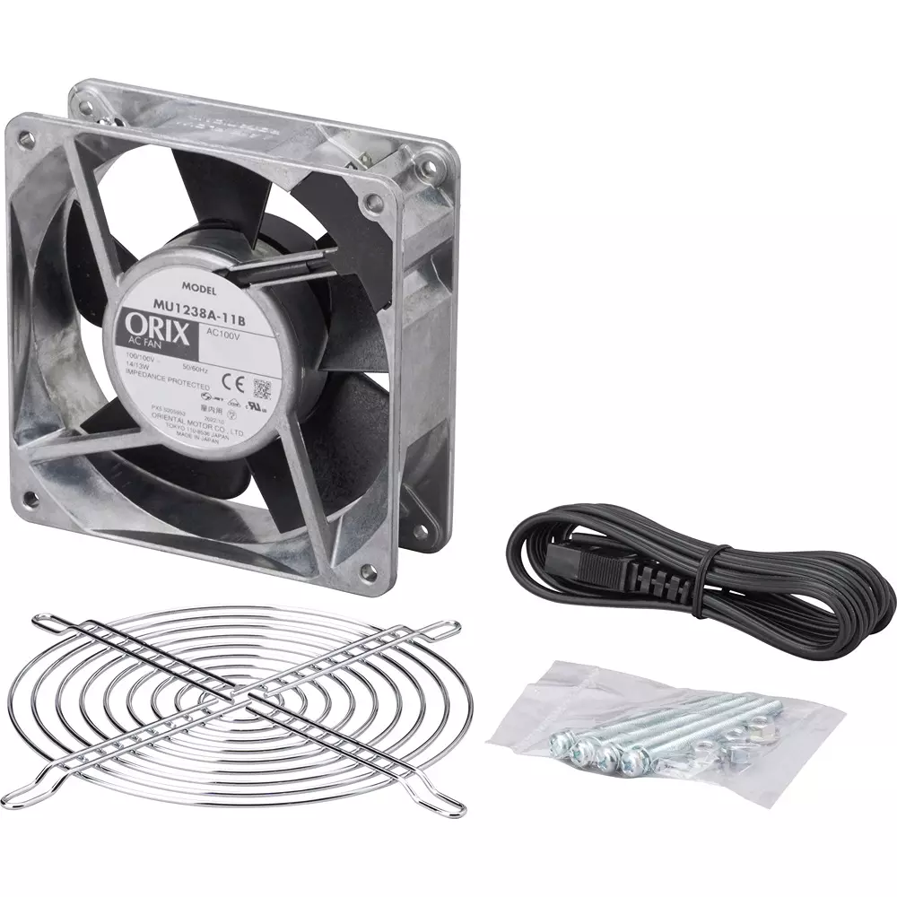 ORIENTAL MOTOR Fan Motor Single Phase 100 V Rated Voltage, T-MU1238A-11-GP