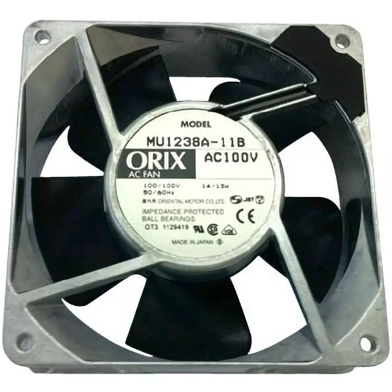 ORIENTAL MOTOR Fan Motor Single Phase 115 V Rated Voltage, T-MU1238B-21-GP
