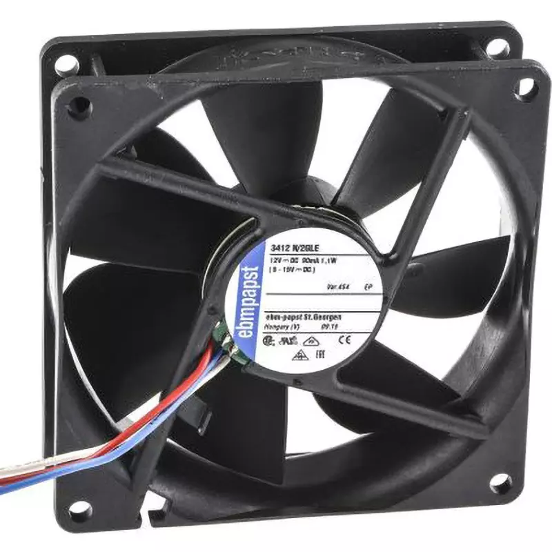 Ebmpapst Axial Fan 61 m³/h Air Volume, 3412N/2GLE-454