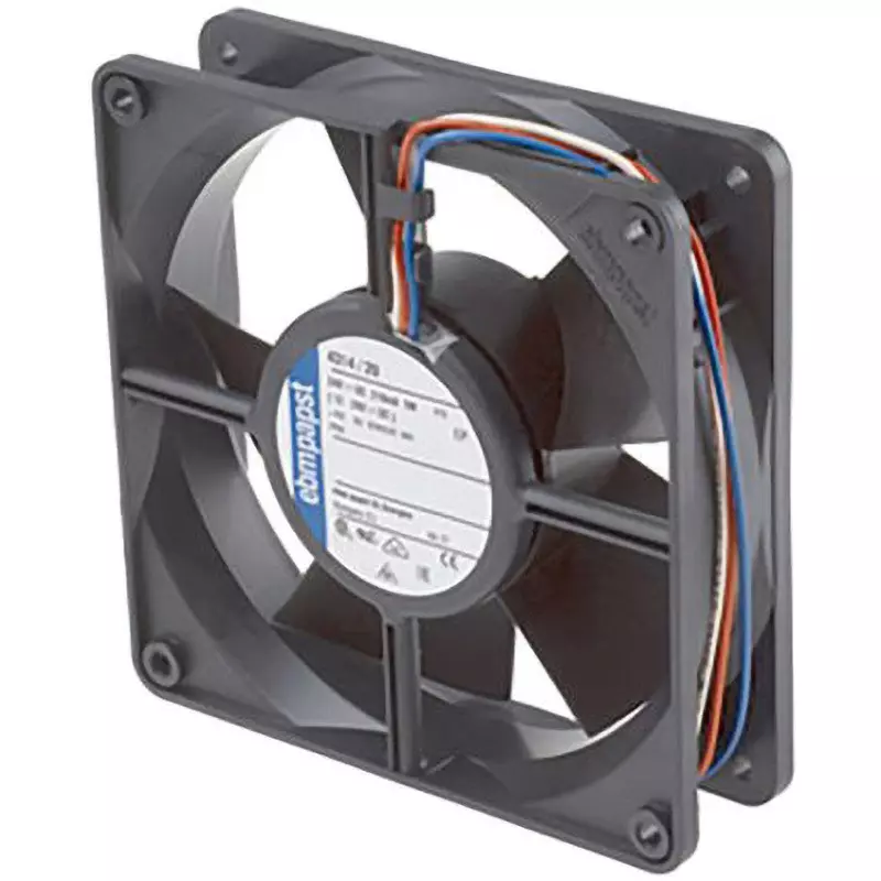 Ebmpapst Axial Fan 2800 RPM 45 dBA Noise Level , 4314/2U