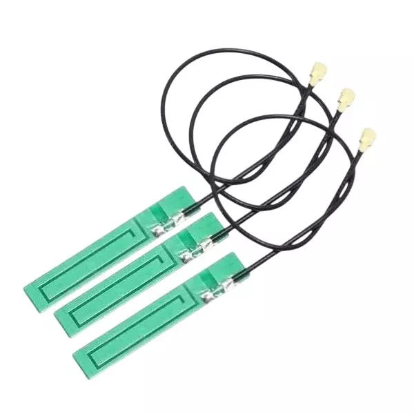 GENERIC PCB Antenna 3 dBi 2.4 GHz to 5.8 GHz Frequency with RF1.13 Cable, PCBA001-13 (Pack of 3)