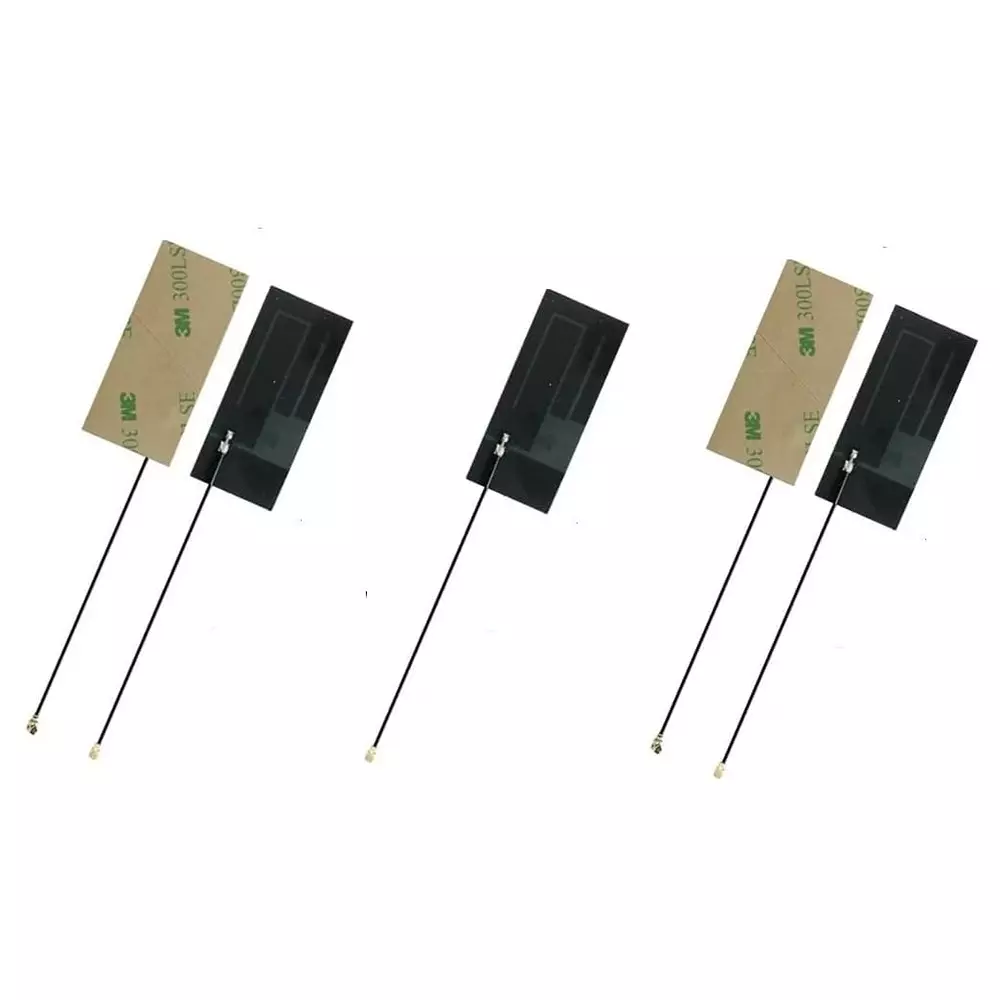 GENERIC Wide Band PCB Paper Antenna 5 dBi Gain RG1.13 Line IPEX Interface Linear Polarization, PCBA005-5 (Pack of 5 Pcs)