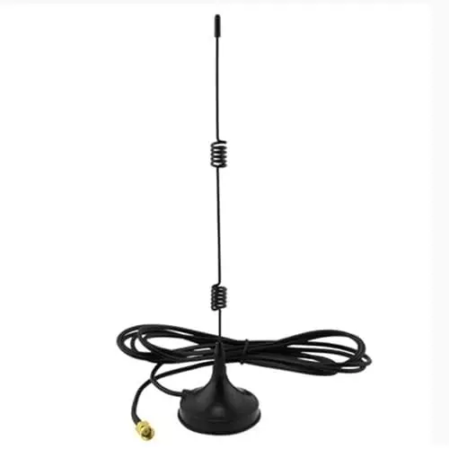 GENERIC Double Spring Omni-directional Antenna 6 dBi Gain with Magnetic Base & 3 m RG-174 Extension Cable, MA001-8