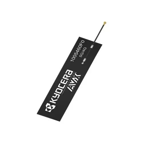 KYOCERA AVX RF Antenna 5 GHz to 6 GHz Frequency 4.2 dBi 50 ohm, 1005460F0-AC10L0200