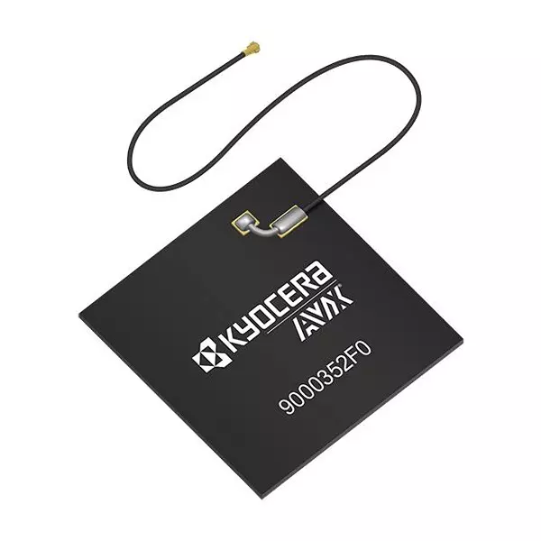 KYOCERA AVX RF Antenna 5.925 GHz to 7.125 GHz Frequency 2.6 dBi 50 ohm, 9000352F0-AC10L0300
