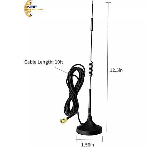 nbr-gsm-gprs-wcdma-magnetic-base-omni-spring-antenna-700-1800mhz-9db-rg174-sma-male-extension-cable-1m-305cm-long-black-with-magnetic-base-1-piece
