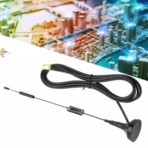 nbr-gsm-gprs-wcdma-magnetic-base-omni-spring-antenna-700-1800mhz-9db-rg174-sma-male-extension-cable-1m-305cm-long-black-with-magnetic-base-1-piece