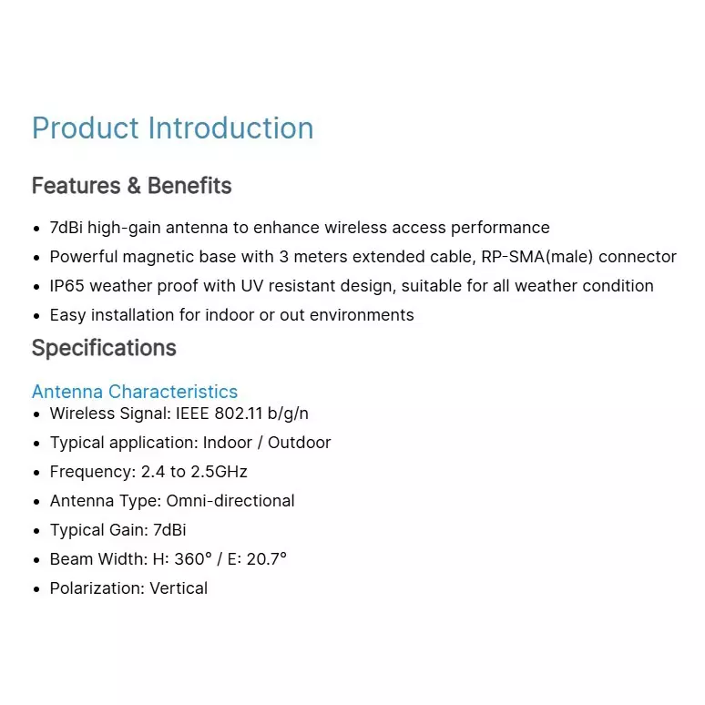delta-omni-directional-high-gain-antenna-with-24-to-25-ghz-frequency-and-7-dbi-typical-gain-for-wifi-switch-dvw-antrm7g-b3