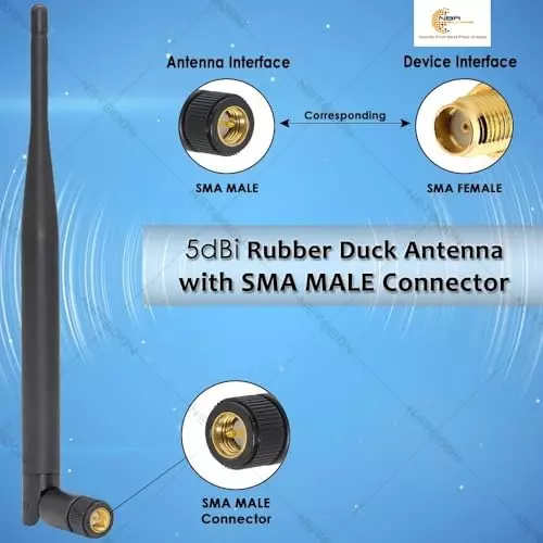 nbr-5dbi-high-gain-rubber-duck-whip-antenna-omni-antenna-with-sma-male-plug-rf-connector-24ghz-5ghz-58ghz-for-wifi-wireless-network-cardusb-adaptersecurity-ip-cameravideo-surveillance-5-pc