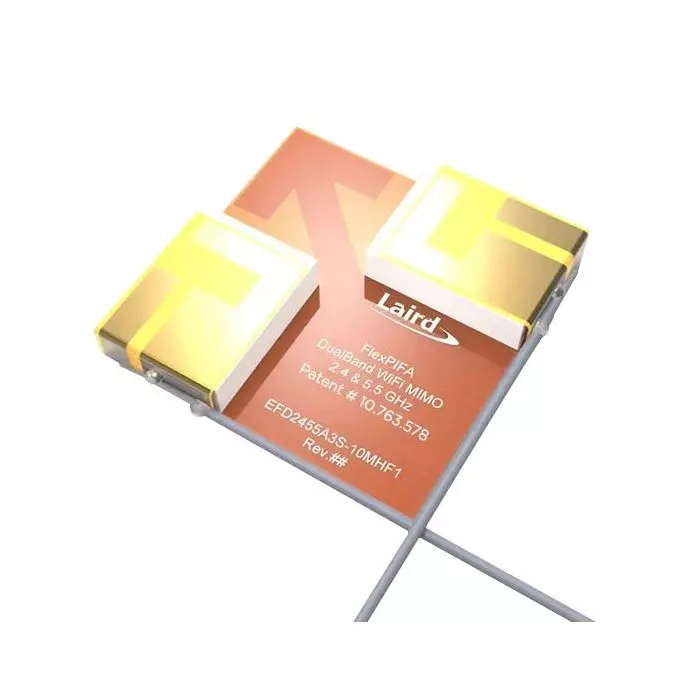EZURIO RF Antenna 4.9 GHz to 5.9 GHz Frequency 3 dBi 50 ohm, EFD2455A3S-10MHF1