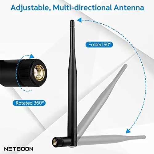 netboon-rubber-duck-antenna-with-rp-sma-male-connector-omni-directional-5-dbi-black-5rdrpsm
