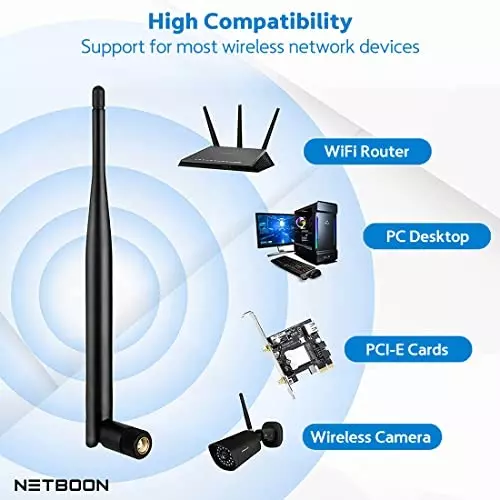 netboon-rubber-duck-antenna-with-rp-sma-male-connector-omni-directional-5-dbi-black-5rdrpsm