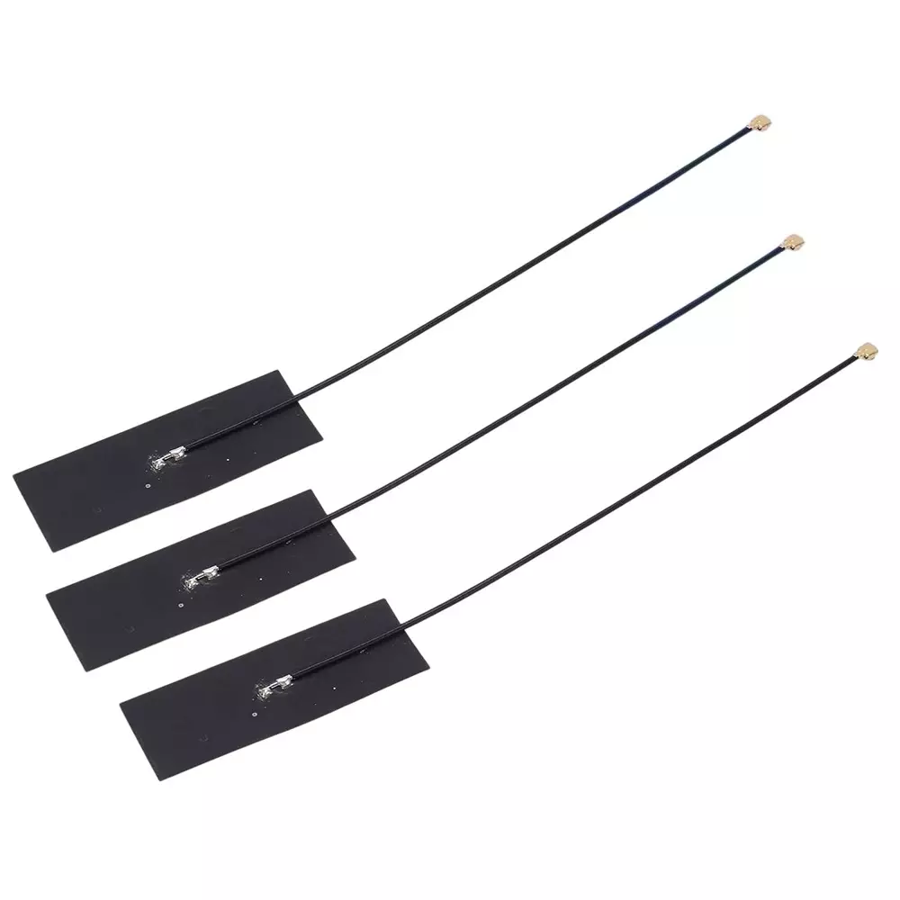 GENERIC 4G FPC Wide Band PCB Paper Antenna 5 dBi Gain with RG1.13 Cable, PCBA005-3 (Pack of 3)
