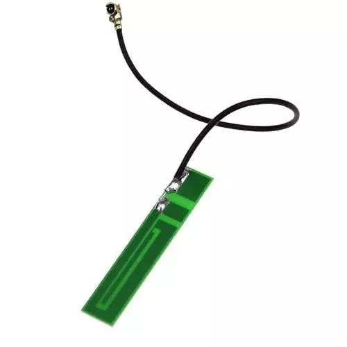 GENERIC WiFi Antenna 3 dBi Gain 50 Ω Impedance with IPX IPEX UFL Connector Black, PCBA001-10