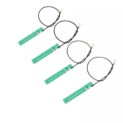NBR Wifi PCB Antenna 50 Ohms 2.4 GHz ISM Band 2400 MHz - 2500 MHz, PCBA001-16 (Pack of 4)