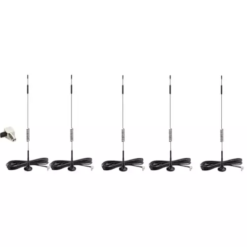 NBR Antenna 300 cm (10 Ft) Cable Length 50 Ohms 698-2700 MHz, MA005-4 (Pack of 5)