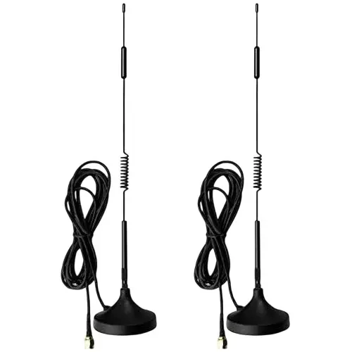 NBR Sucker Omni Antenna 3 m Cable Length 50 Ohm Impedance 5 Dbi Gain, MA002-14 (Pack of 2)
