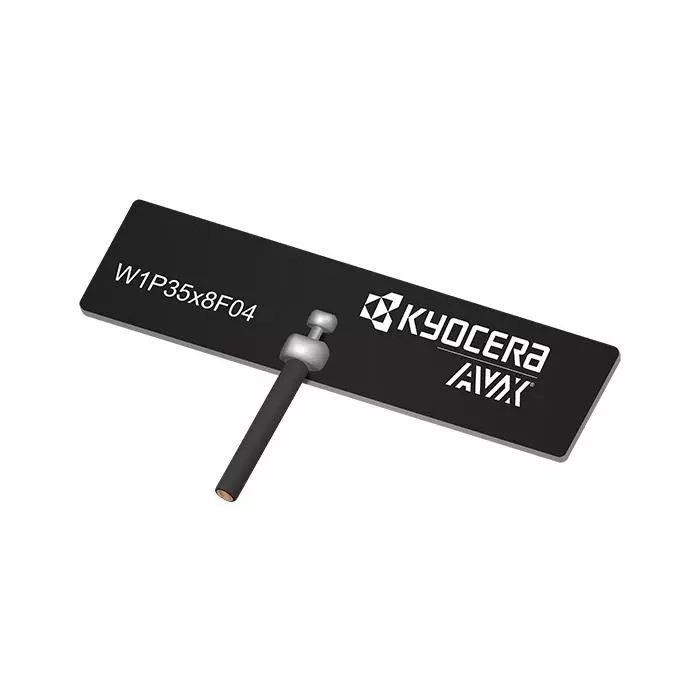 KYOCERA AVX RF Antenna 2.4 GHz to 2.48 GHz Frequency 2.8 dBi 50 ohm, W1F35X8W01-H100D3B0C