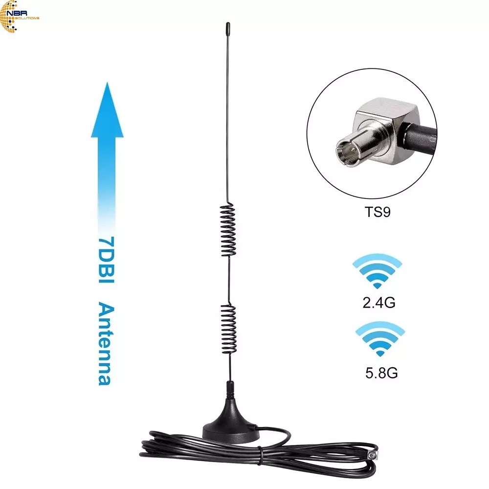 generic-double-spring-sucker-antenna-7-dbi-gain-with-magnetic-stand-base-3-m-rg-174-ts9-straight-connector-extension-cable-ts9-connector-pack-of-3