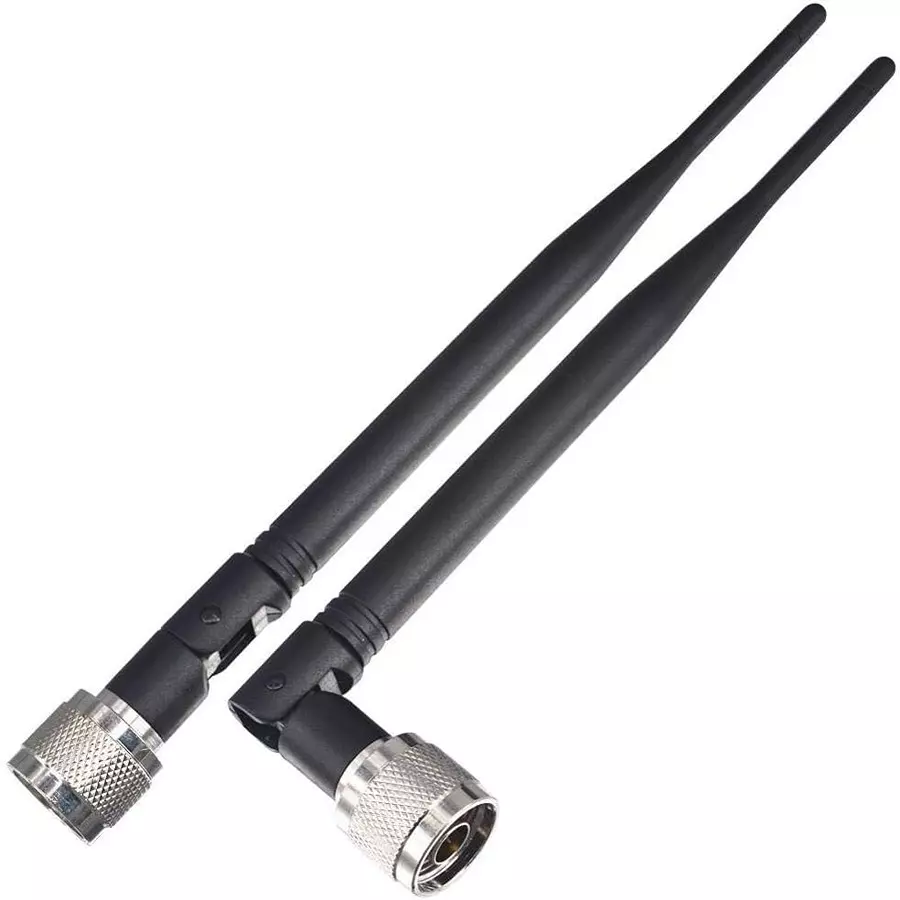 GENERIC Whip Rubber Duck Antenna Omni-directional 7 dBi Gain ≤2.0 Standing Wave Ratio, WA012-1.3 (Pack of 2 Pcs)