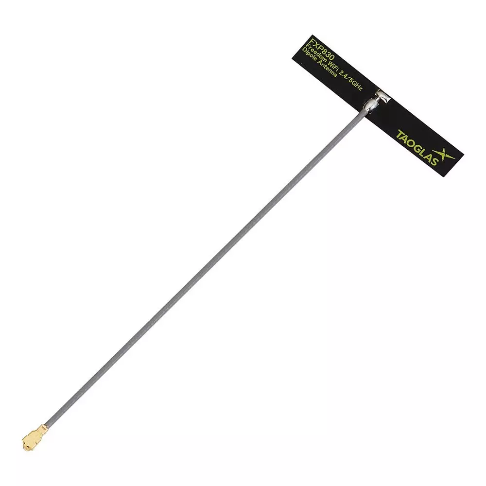TAOGLAS RF Antenna 2.4 GHz to 5.8 GHz Frequency 4.66 dBi 50 ohm, FXP830.24.0100B