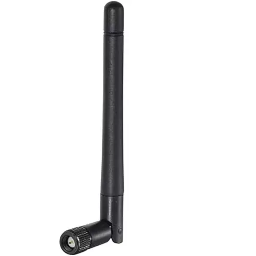 NBR WiFi Rubber Duck Antenna Whip Omni Black 2.4 GHz Frequency and 3 dbi Gain