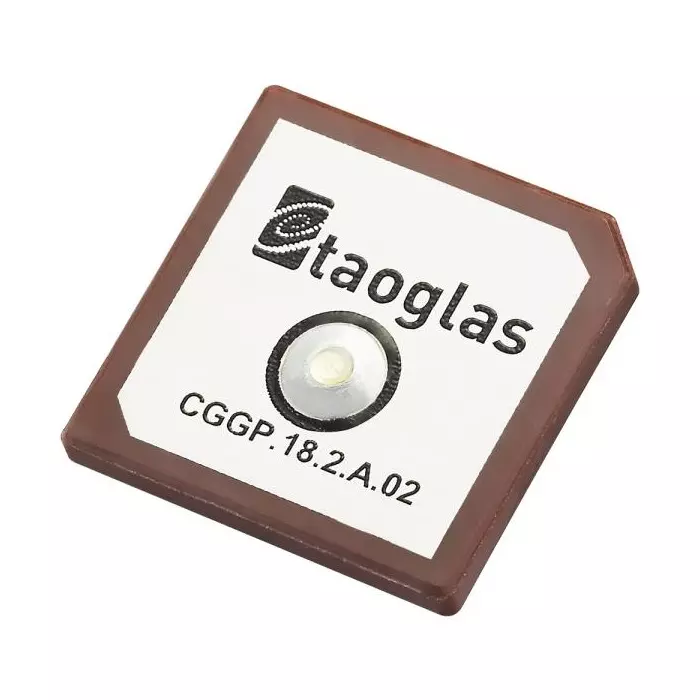 TAOGLAS RF Antenna 1.575 GHz to 1.602 GHz Frequency 3.53 dBi 50 ohm, CGGP.18.2.A.02