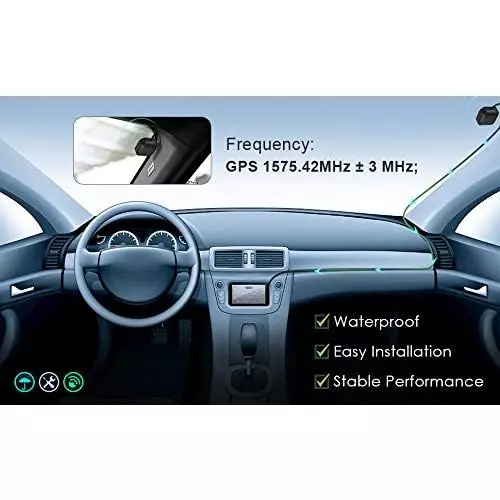 nbr-standard-28dbi-gps-indoor-rf-navigation-antenna-magnetic-active-antenna-with-sma-male-connector-for-car-jeep-truck-marine-boat-bus