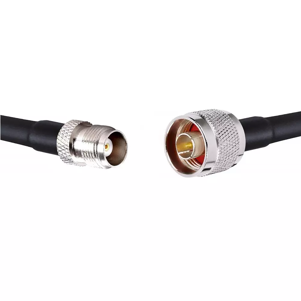GENERIC RG-58 N-Male to TNC Female Low Loss Coaxial Cable 3 m Length PVC Jacket 50 Ω Impedance, CA0535