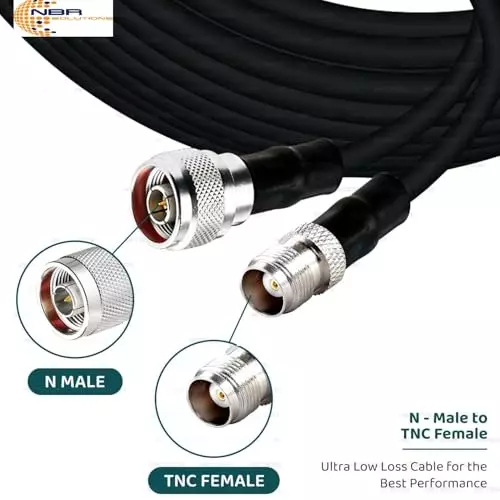 nbr-n-male-to-tnc-female-rg-58-low-loss-extension-cable-jumper-antenna-wire-lab-antennas-rf-test-and-communication-equipment-3-mtr