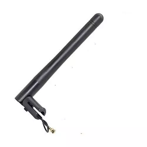 GENERIC Rubber Duck Whip Omni Antenna 3 dBi Gain 50 Ω Impedance with 15 cm UFL/IPX/IPEX Cable