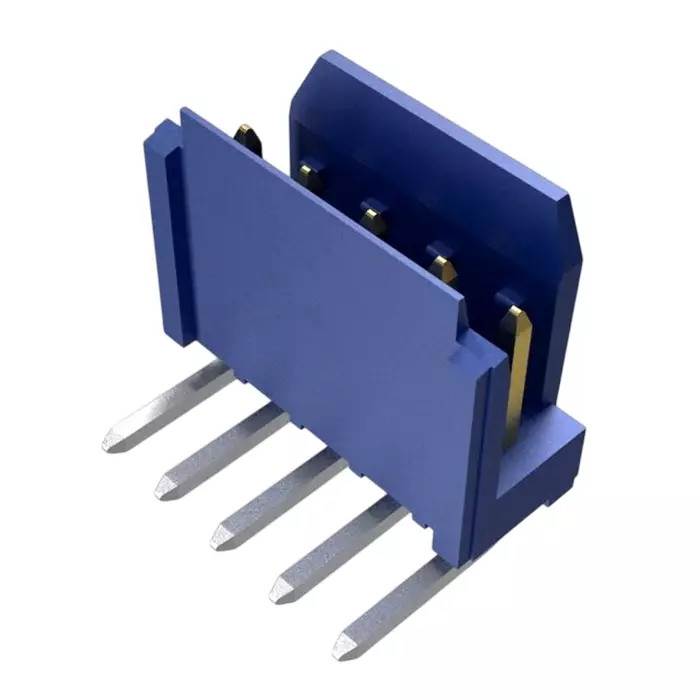 Amphenol ICC DuboxSeries Right Angle Through Hole PCB Header 5 Contact(s) 2.54 mm Pitch 1 Row(s) Shrouded, 76382-305LF (Pack of 500)