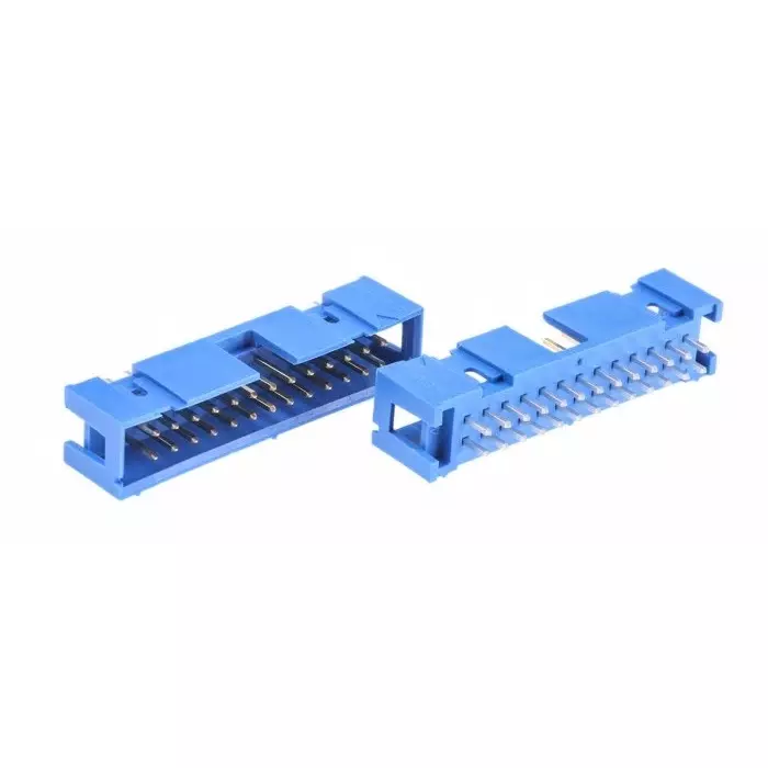 Amphenol ICC Quickie Series Straight Through Hole PCB Header 26 Contact(s) 2.54 mm Pitch 2 Row(s) Shrouded, 75869-105LF (Pack of 5)