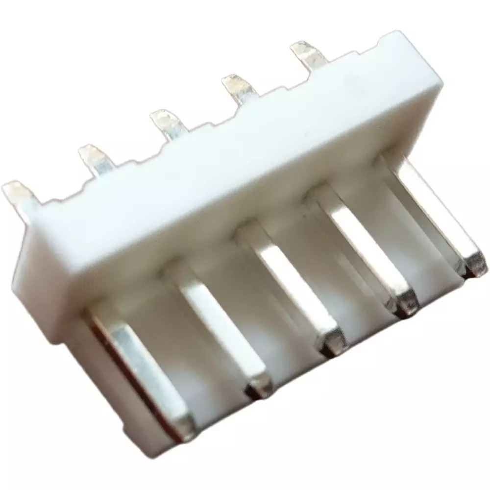 RS PRO PCB Header 5 Contacts 3.96 mm Pitch Straight Solder Termination 7 Amp 250 V Brass Tin Plated, 147060 (Pack of 5)