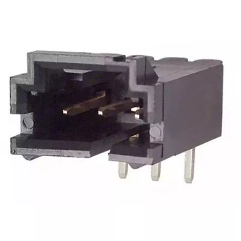 TE CONNECTIVITY PCB Header Brass Material Solder Connection Method 3 Amp, 5-103635-2