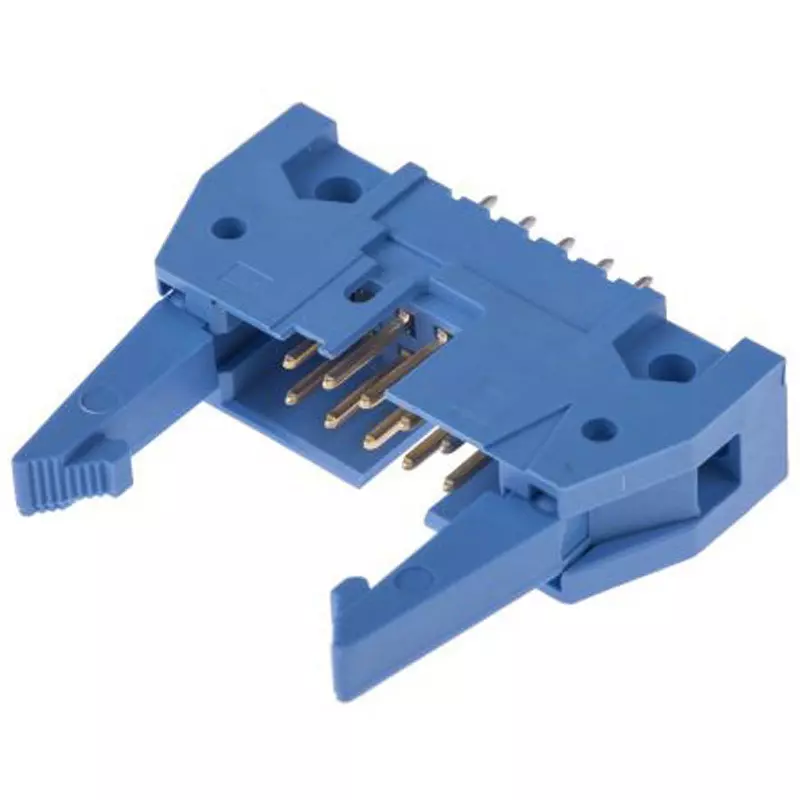 TE CONNECTIVITY PCB Header Copper Phosphate Material 2.54 Cell Spacing 2.0 Number Of Lines, 2-5499206-1