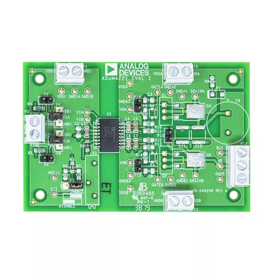 ANALOG DEVICES Evaluation Board ADuM4221 Kit Contents, EVAL-ADUM4221EBZ