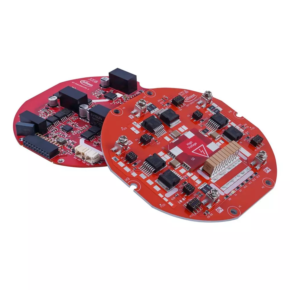 Infineon Reference Design Board 1 ED3122 MC12 H, IMBG120 R040 M2 H Silicon Core Number, REFDR3KIMBGSIC2MATOBO1