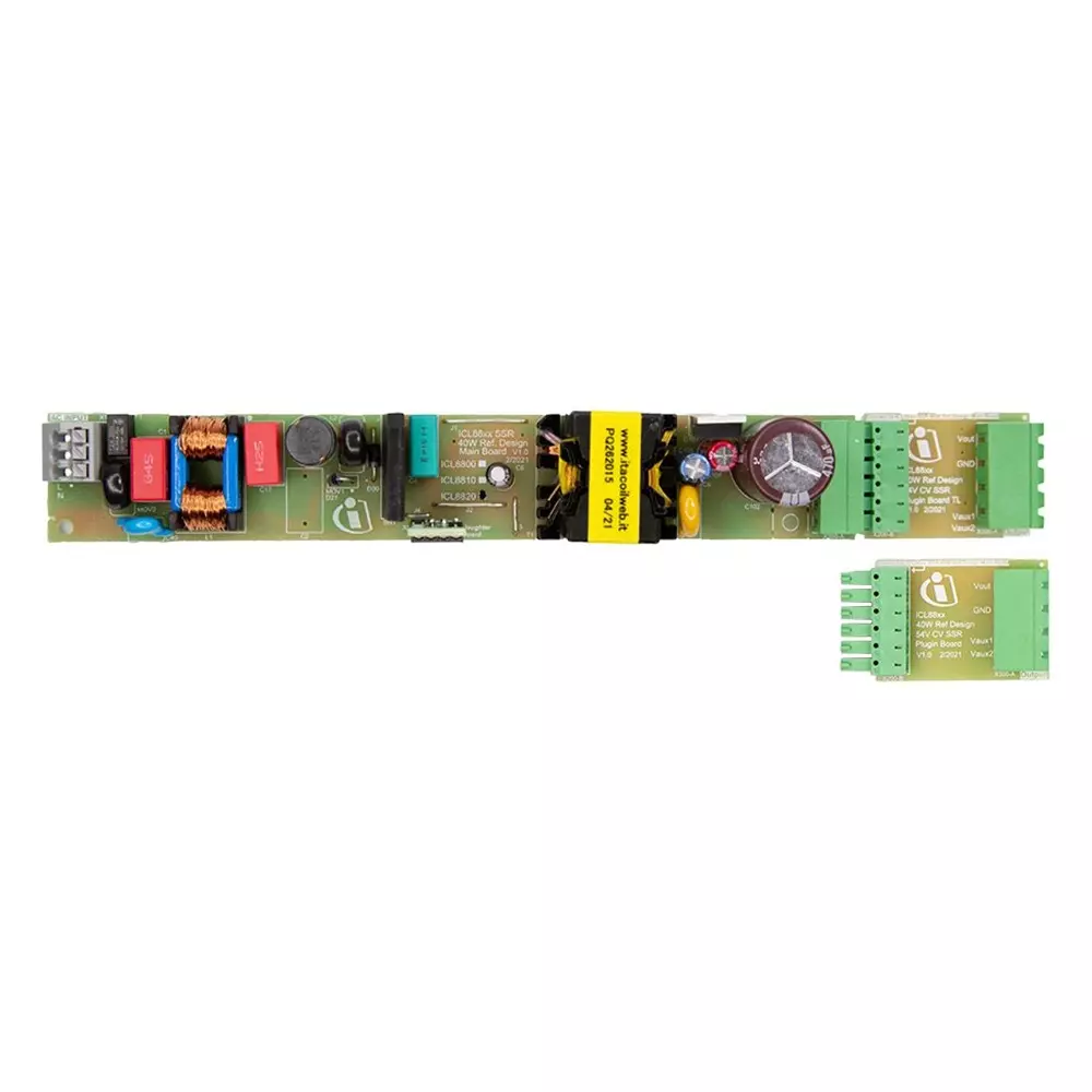 Infineon Ref Design Board HPF Flyback Converter Application Sub Type ICL8820 Silicon Core Number, REFICL8820LED43WJTTOBO1