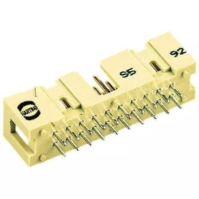 Harting PCB Header 2.54 mm Cell Spacing, 9185346324 (Pack of 100)