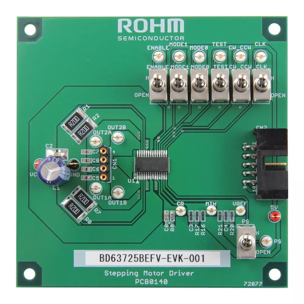 ROHM Evaluation Board Stepper Motor Driver Application Sub Type, BD63725BEFV-EVK-001