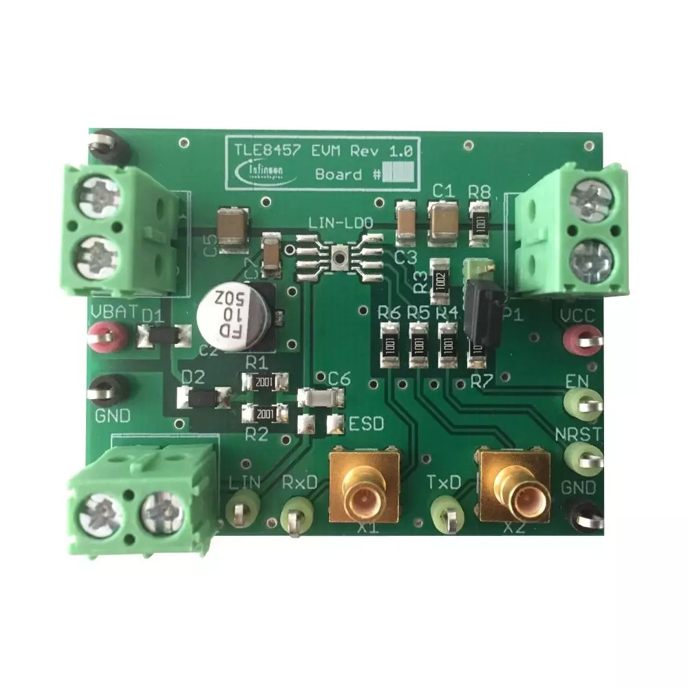 Infineon Demo Board TLE8457 x Kit Contents LIN Transceiver Application Sub Type, TLE8457LINLDOBOARDTOBO1