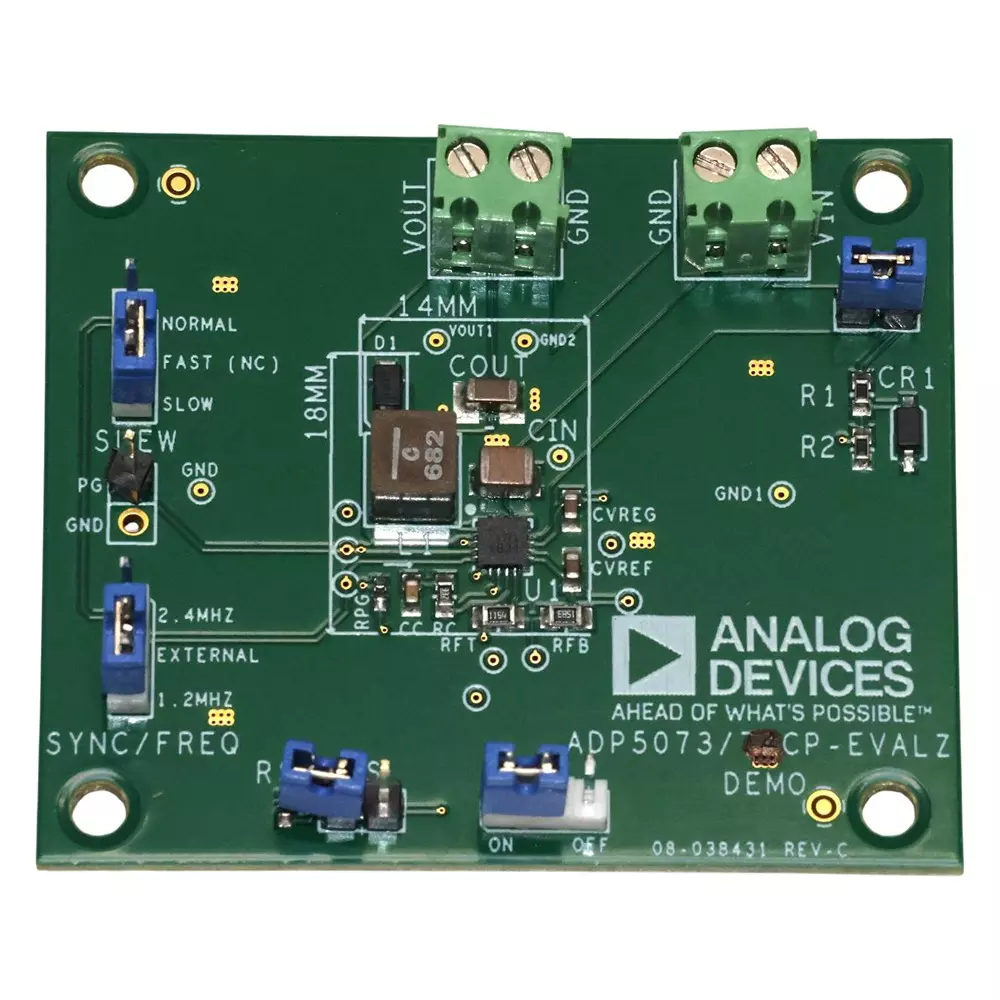 ANALOG DEVICES Evaluation Board ADP5073 ACPZ Kit Contents, ADP5073CP-EVALZ
