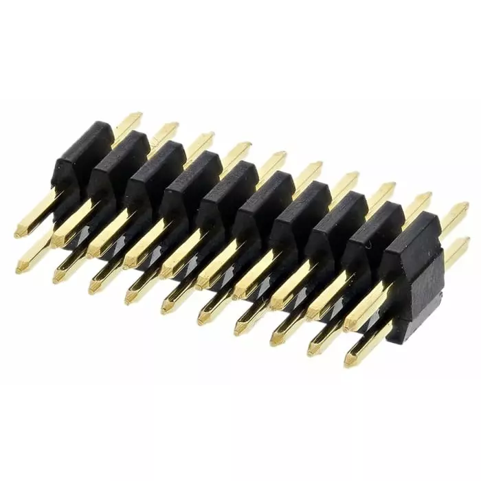 Amphenol ICC Minitek127 Series Straight Through Hole Pin Header 20 Contact(s) 1.27 mm Pitch 2 Row(s) Unshrouded, 20021111-00020T4LF (Pack of 46)