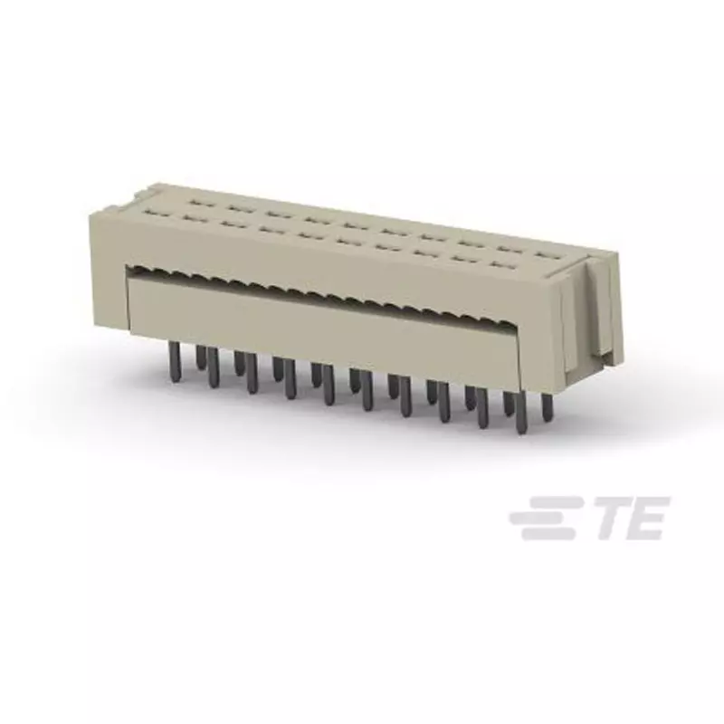 TE CONNECTIVITY DIL Header Phosphor Bronze Material Solder Connection Method 1 Rated Current, 2-216093-0 (Pack of 80)