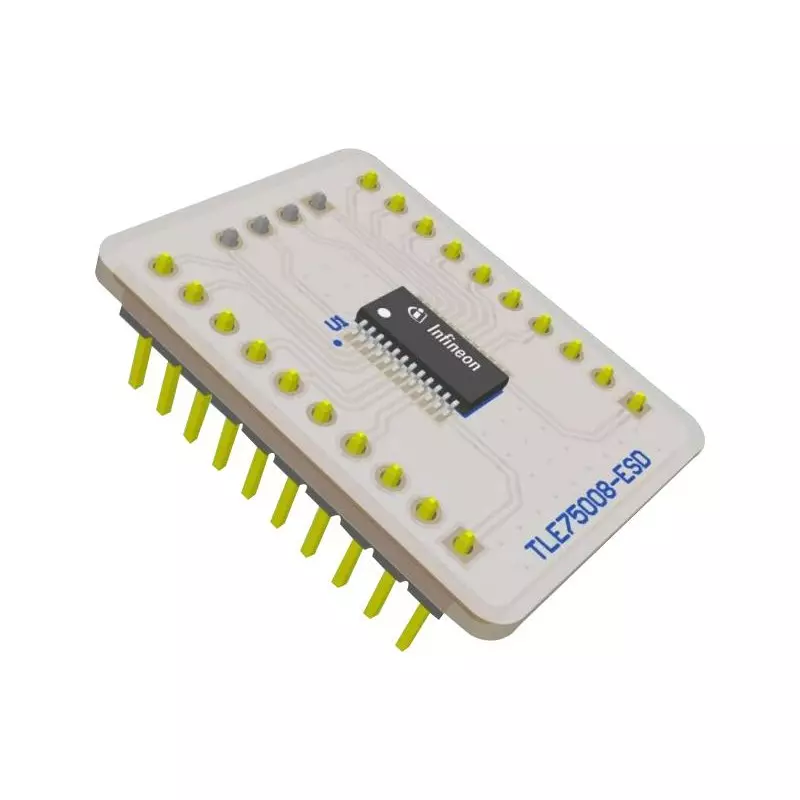 Infineon Daughter Board Infineon SPIDER+ Motherboards Use with Product Type, TLE75008ESDDBTOBO1